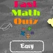 Fast Math Quiz